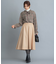 【WEB限定】ウールジョーゼット スカート