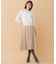 【WEB限定】ウールジョーゼット スカート