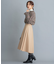 【WEB限定】ウールジョーゼット スカート