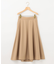 【WEB限定】ウールジョーゼット スカート