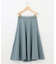 【WEB限定】ウールジョーゼット スカート