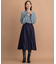 【WEB限定】ウールジョーゼット スカート