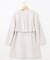 【ベルト付き】バックフリルノーカラーコート