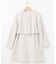 【ベルト付き】バックフリルノーカラーコート