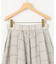 【洗える】シアーチェック スカート