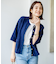 【WEB限定】ツィードニット 半袖ジャケット