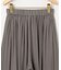 【ウエストゴム・WEB限定】シアープリーツライクシフォン パンツ