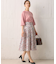 【23AW】フラワープリント ドラマティック スカート