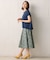 【23AW】フラワープリント ドラマティック スカート