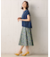 【23AW】フラワープリント ドラマティック スカート