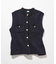 【WEB限定】ツィードニットベスト