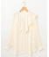シフォンツイルラッフル ブラウス