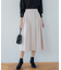 【洗える・4色展開】ウーステッドライクギャバ スカート