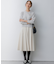 【飯豊まりえさん着用・Oggi12月号掲載・選べる6色展開】T/Rツイルストレッチ フレアスカート