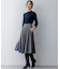 【飯豊まりえさん着用・Oggi12月号掲載・選べる6色展開】T/Rツイルストレッチ フレアスカート