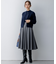 【飯豊まりえさん着用・Oggi12月号掲載・選べる6色展開】T/Rツイルストレッチ フレアスカート