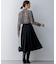 【飯豊まりえさん着用・Oggi12月号掲載・選べる6色展開】T/Rツイルストレッチ フレアスカート