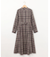 シアーツイルチェック ワンピース