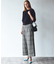 T/Rツイルストレッチ ワイドパンツ