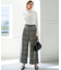 T/Rツイルストレッチ ワイドパンツ