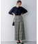 T/Rツイルストレッチ ワイドパンツ