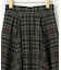 シアーツイルチェック フレアスカート
