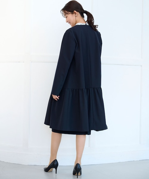KUMIKYOKU NAVY】ダブルクロスストレッチ ジャケット　　なっつ様 KUMIKYOKU NAVY】ダブルクロスストレッチ ジャケット なっつ様