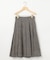 【WEB限定】ネコアシツィード プリーツスカート