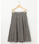 【WEB限定】ネコアシツィード プリーツスカート