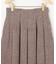 【WEB限定】ネコアシツィード プリーツスカート
