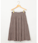 【WEB限定】ネコアシツィード プリーツスカート