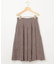 【WEB限定】ネコアシツィード プリーツスカート