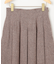 【WEB限定】ネコアシツィード プリーツスカート