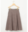【WEB限定】ネコアシツィード プリーツスカート