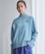 【8色展開・WEB限定】ウールカシミヤミックス ハイネック ニット
