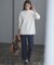 【WEB限定】ウールカシミヤミックスVネック ニット