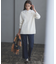 【WEB限定】ウールカシミヤミックスVネック ニット