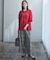 【WEB限定】ウールカシミヤミックスVネック ニット