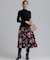 ローズシックプリント スカート
