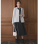【WEB一部店舗限定】ウールジョーゼット フレアスカート