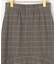 2WAYウォームストレッチ チェックスカート