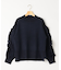 【WEB限定】袖フリル付きニットプルオーバー