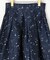 スターリットプリント タックフレアスカート