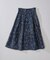 スターリットプリント タックフレアスカート