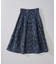 スターリットプリント タックフレアスカート