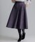 ジオメトリックフラワージャガード フレアスカート