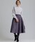 ジオメトリックフラワージャガード フレアスカート