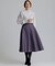 ジオメトリックフラワージャガード フレアスカート