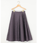 ジオメトリックフラワージャガード フレアスカート