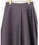 ジオメトリックフラワージャガード フレアスカート